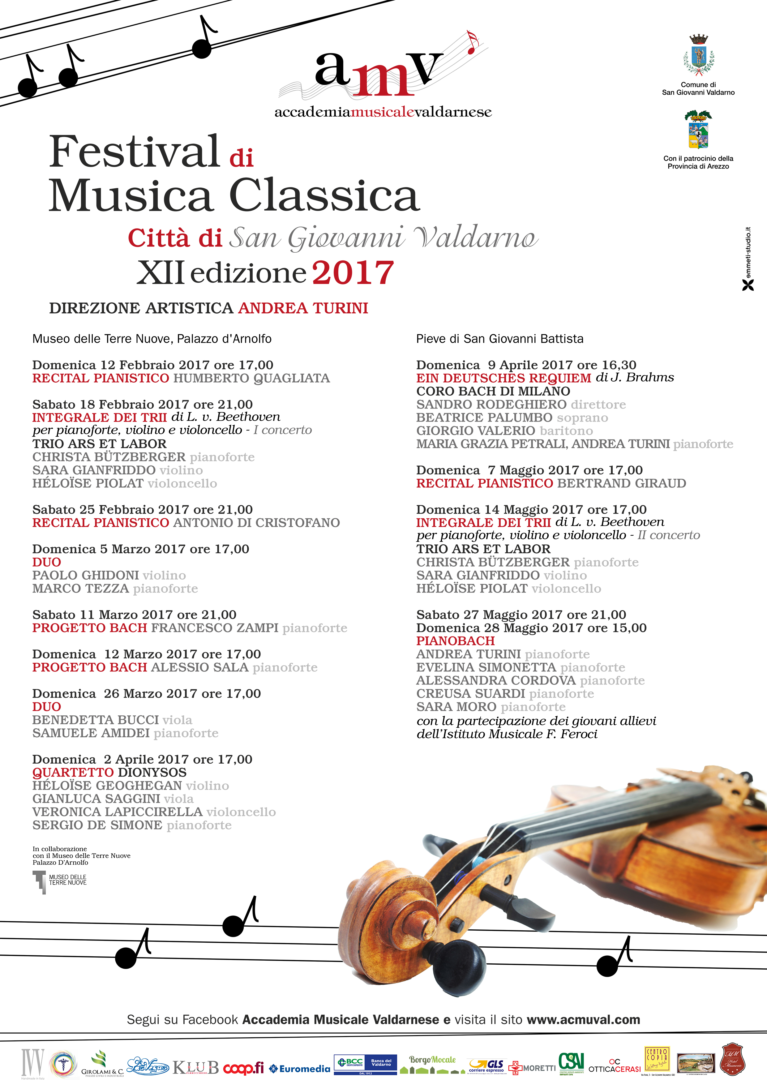 Festival di Musica Classica “Città di San Giovanni Valdarno” – XII edizione