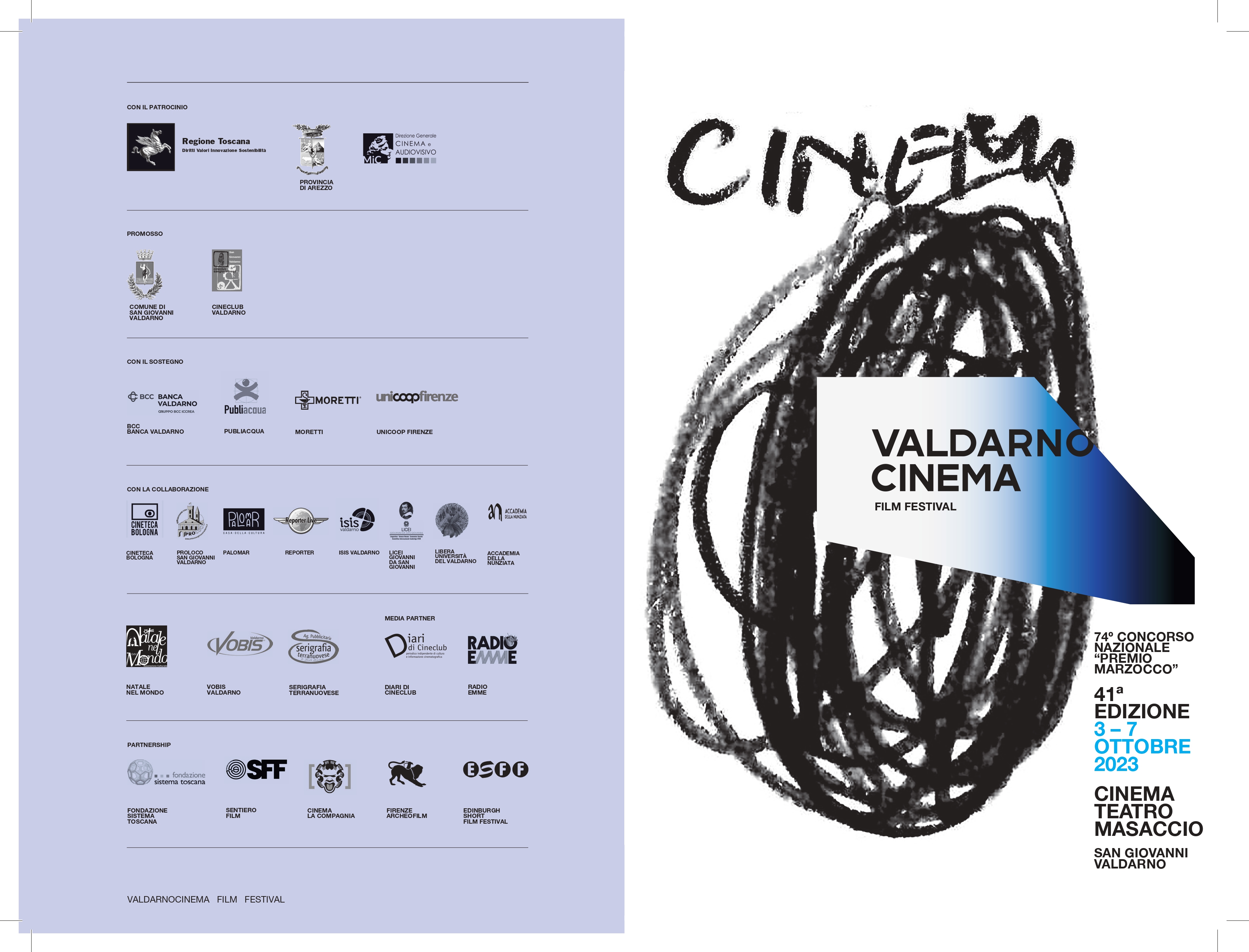 ValdarnoCinema Film Festival: il programma