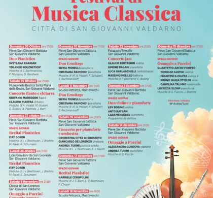 Quota 19 per il Festival di musica classica città di San Giovanni Valdarno