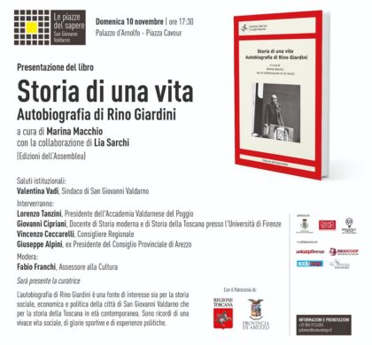 Storia di una vita, autobiografia di Rino Giardini