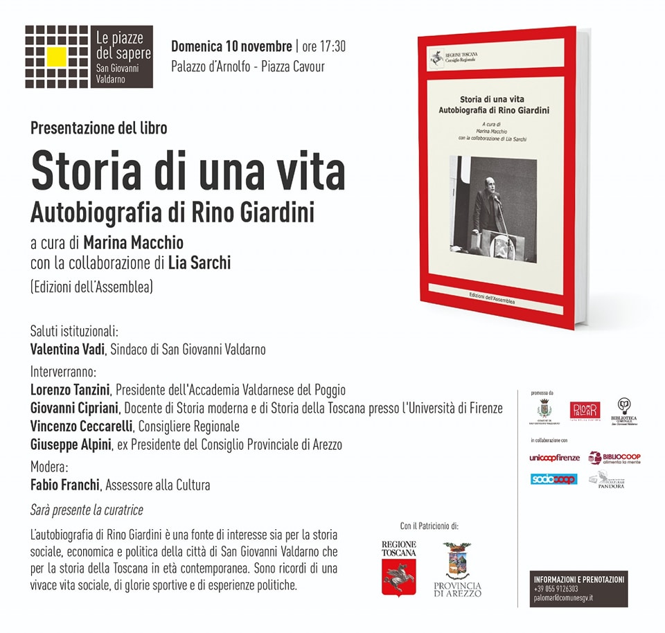 Storia di una vita, autobiografia di Rino Giardini