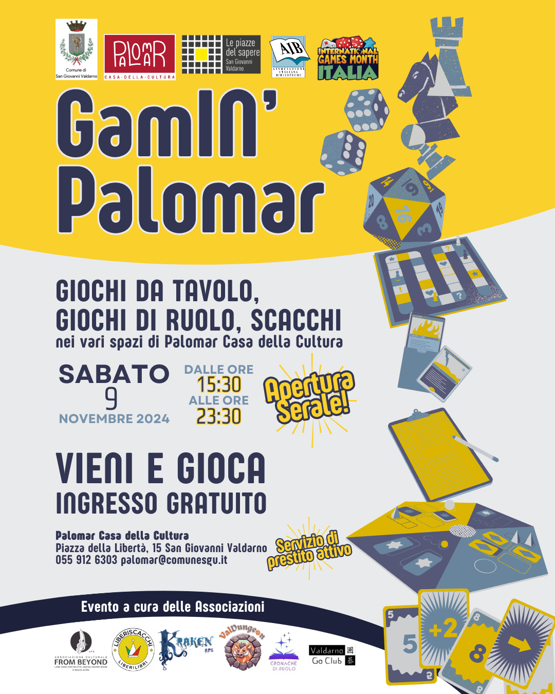 Palomar vince il concorso Igm 2024 con GamIN’Palomar e si prepara al prossimo appuntamento di sabato 9 novembre