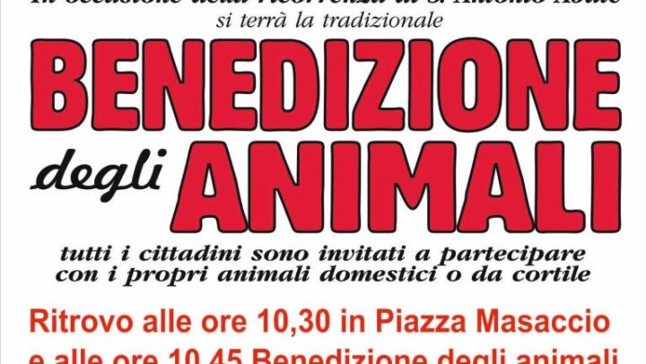 Benedizione degli animali e San Giovanni Antiqua