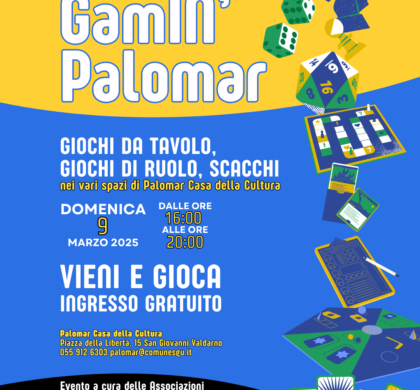 GamIN’ Palomar torna con un evento d’eccezione: la presentazione del gioco da tavolo “San Giovanni in gioco”