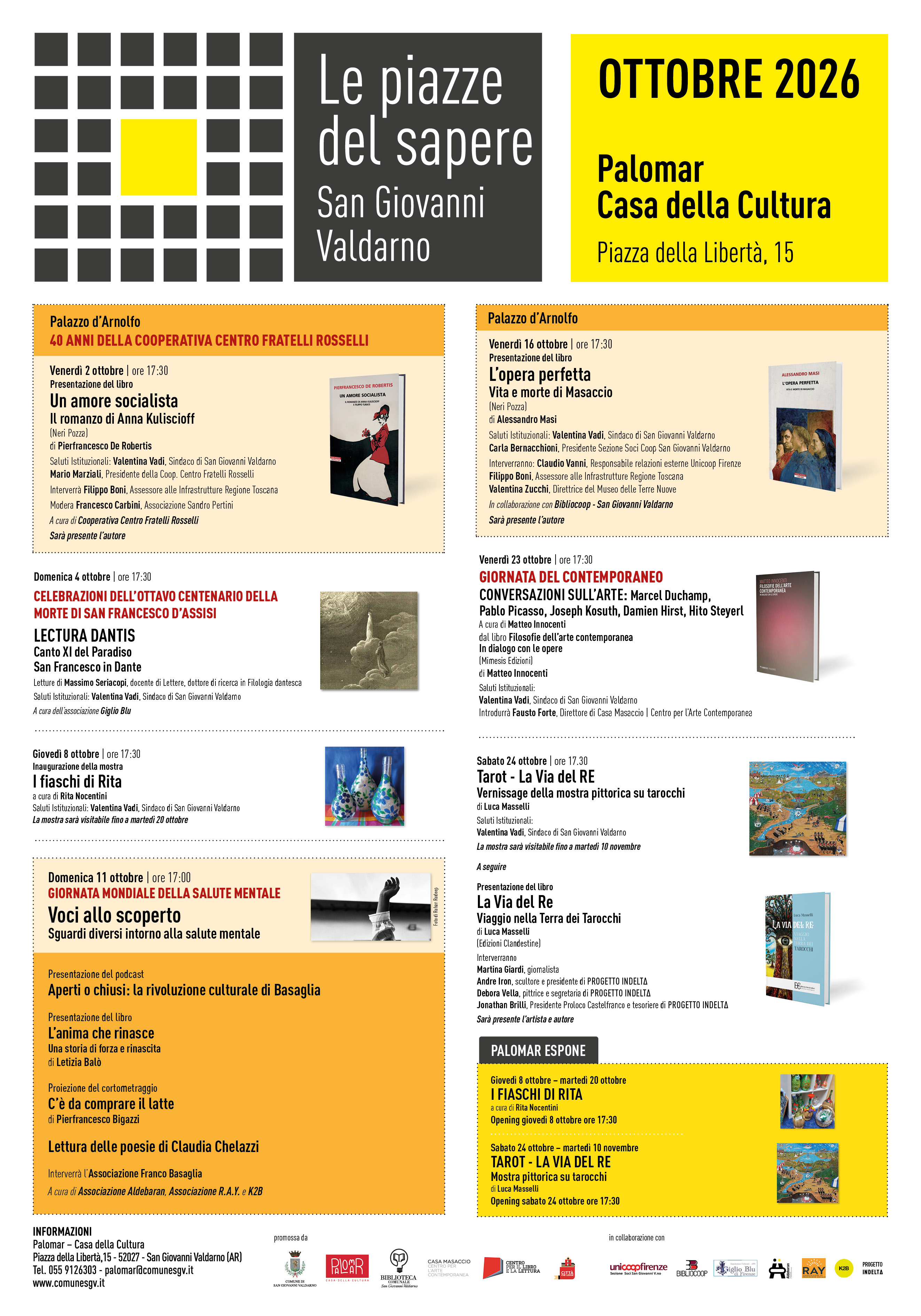 Tornano le Piazze del sapere: a ottobre libri, storia, arte e cultura